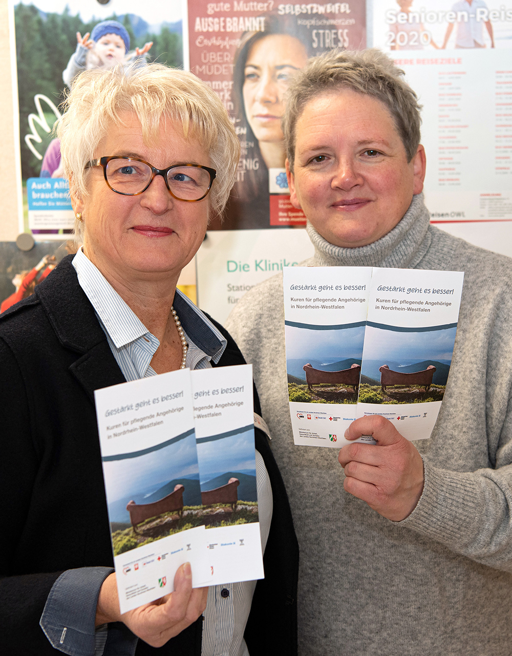 Sabine Lohmann (links) und Sabine Burkhardt-Kropp Foto: Karl-Martin Flüter/CV Paderborn