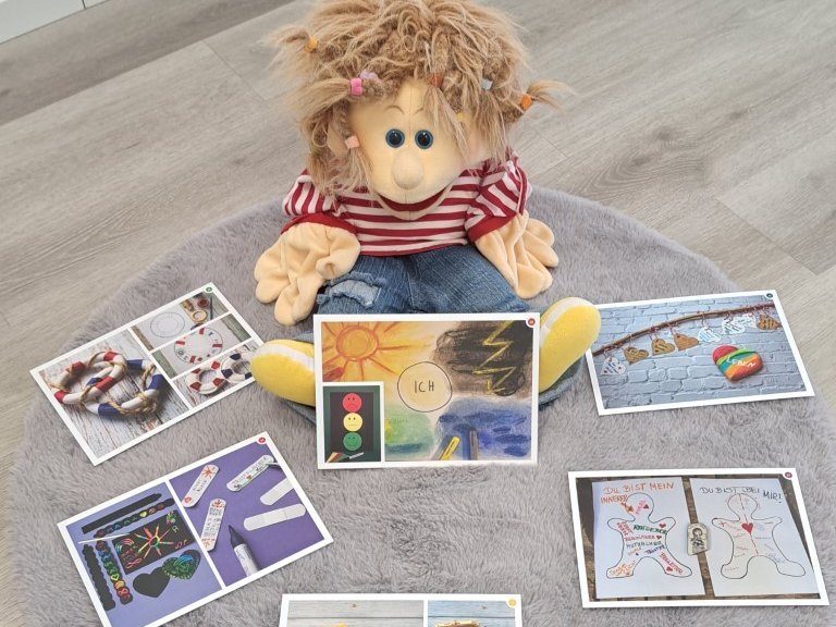 Dekoratives Bild zum Akkordeon-Inhalt Regenbogenhelden – Gruppe für Kinder zum Umgang mit Tod und Trauer 